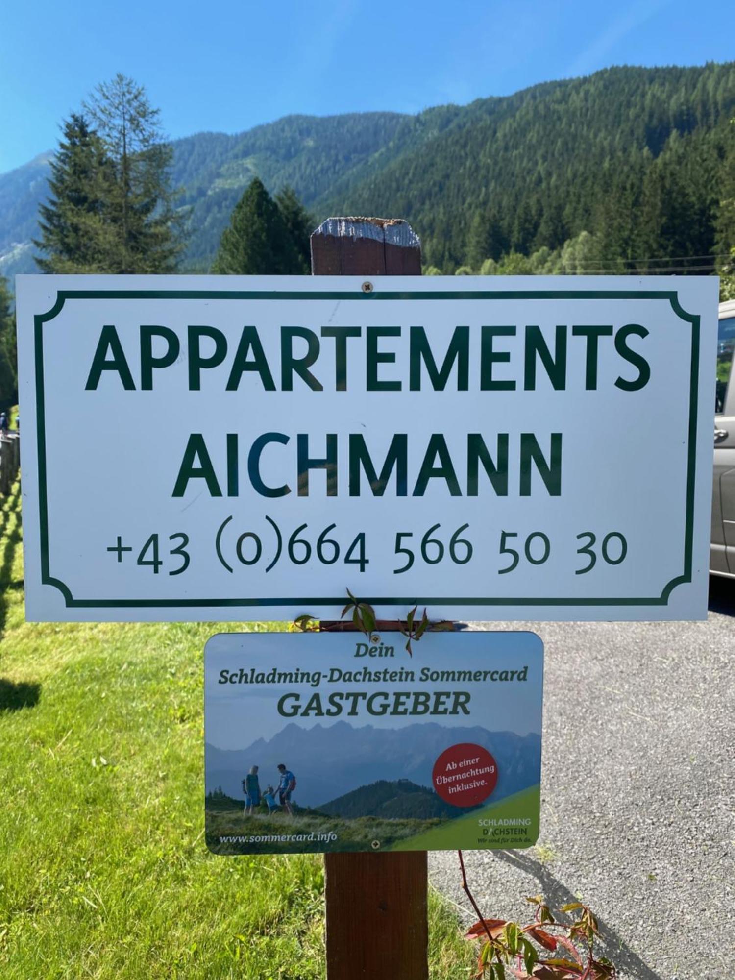 Апартаменты Haus Aichmann Шладминг Экстерьер фото